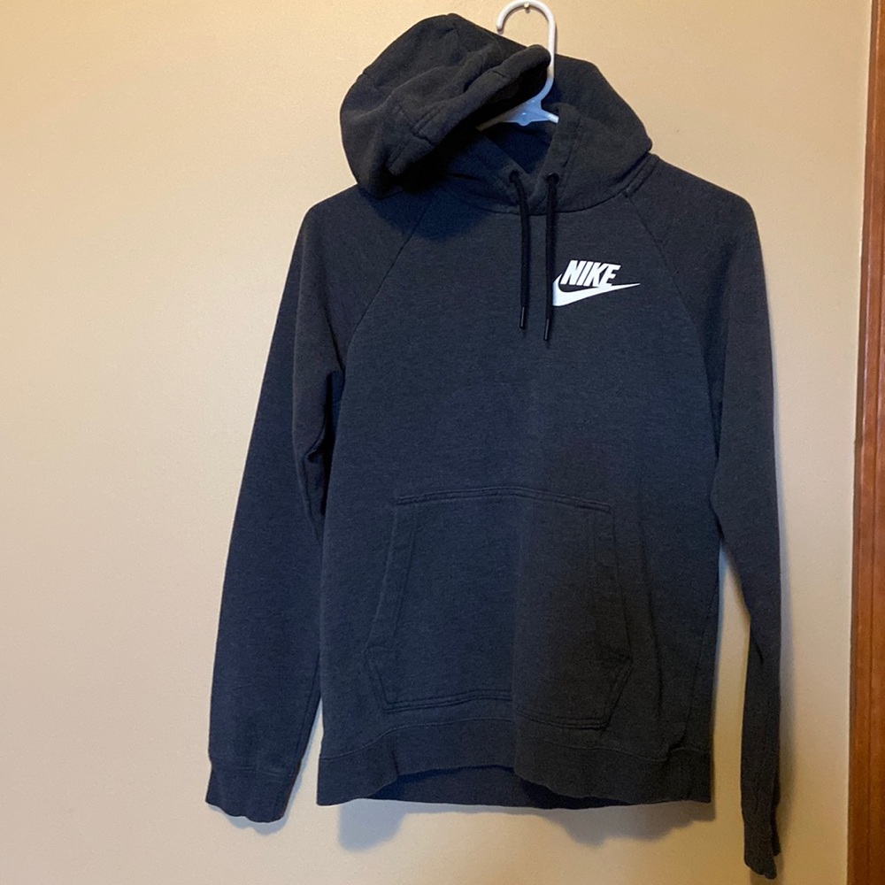 Nike Hoodie dark gray size xs.
